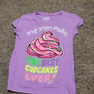 Justice kids cupcake shirt